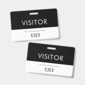 Abzeichen für Firmenlogo Ausweis (Vorder- & Rückseite)