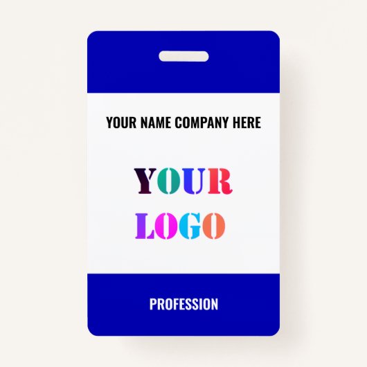 Abzeichen für Firmenlogo Ausweis (Vorderseite)