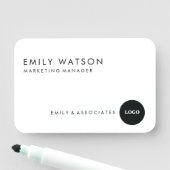 Abzeichen für Firmenname - Berufliche Personalnumm Namensschild (Beispiel)