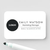 Abzeichen für Firmenname - Berufliche Personalnumm Namensschild (Beispiel)