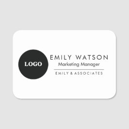 Abzeichen für Firmenname - Berufliche Personalnumm Namensschild