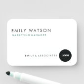 Abzeichen für Firmenname - Berufliche Personalnumm Namensschild (Beispiel)