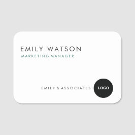 Abzeichen für Firmenname - Berufliche Personalnumm Namensschild