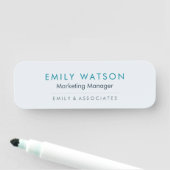 Abzeichen für Firmenname - Berufliche Personalnumm Namensschild (Beispiel)