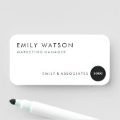 Abzeichen für Firmenname - Berufliche Personalnumm Namensschild (Beispiel)