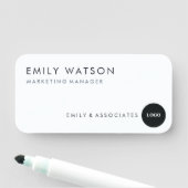 Abzeichen für Firmenname - Berufliche Personalnumm Namensschild (Beispiel)