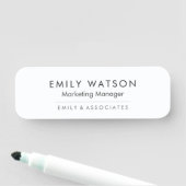 Abzeichen für Firmenname - Berufliche Personalnumm Namensschild (Beispiel)