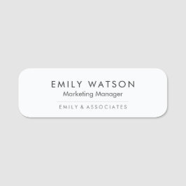 Abzeichen für Firmenname - Berufliche Personalnumm Namensschild