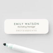 Abzeichen für Firmenname - Berufliche Personalnumm Namensschild (Beispiel)