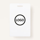 Abzeichen für Freiwilligennamen mit Clip-Logo Ausweis (Rückseite)