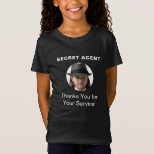 Abzeichen für geheime Agent Spy Party-Identität T-Shirt