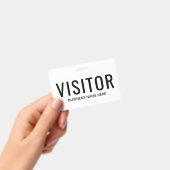 Abzeichen für Geschäftsbesucher Ausweis (Handheld)