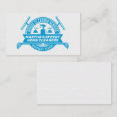 Abzeichen für Hausreinigung | Kacheln Visitenkarte (Vorne/Hinten)