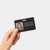 Abzeichen für Ihren eigenen Namen Ausweis (Handheld)