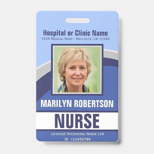 Abzeichen für klinische oder klinische Bezeichnung Ausweis (Vorderseite)