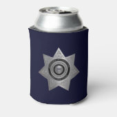 Abzeichen für Korrektoren, Silver Blue-Can Cooler Dosenkühler (Kanne Rückseite)