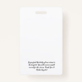 Abzeichen für Krankenhäuser der ICU-Krankenversich Ausweis (Rückseite)