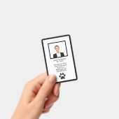 Abzeichen für Logonamen des Mitarbeiter-ID-Fotos Ausweis (Handheld)