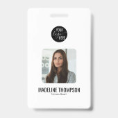 Abzeichen für Minimalistische Berufliche Logofirme Ausweis (Front)