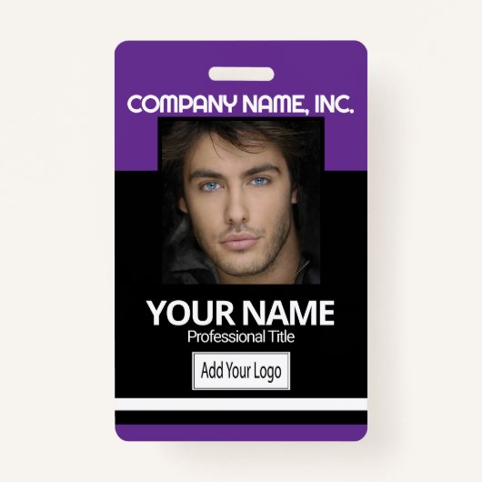 Abzeichen für Mitarbeiter/Foto in der Schule - Sch Ausweis (Vorderseite)