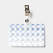 Abzeichen für Mitarbeitername| Benutzerdefinierter Ausweis (Back with Clip)