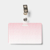 Abzeichen für Mitarbeitername| Benutzerdefinierter Ausweis (Back with Clip)