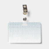 Abzeichen für Mitarbeitername| Benutzerdefinierter Ausweis (Rückseite mit Clip)