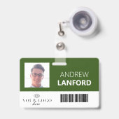 Abzeichen für Mitarbeitername| Benutzerdefiniertes Ausweis (Front with Retractable)