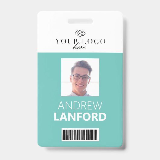 Abzeichen für Mitarbeitername| Benutzerdefiniertes Ausweis (Front)