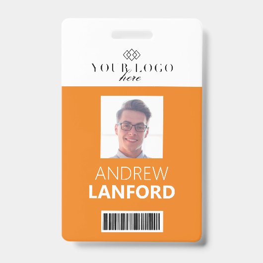 Abzeichen für Mitarbeitername| Benutzerdefiniertes Ausweis (Front)