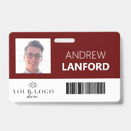 Abzeichen für Mitarbeitername| Benutzerdefiniertes Ausweis