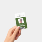 Abzeichen für Mitarbeitername| Benutzerdefiniertes Ausweis (Handheld)