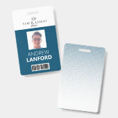 Abzeichen für Mitarbeitername| Benutzerdefiniertes Ausweis (Front & Back)