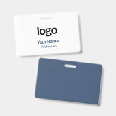 Abzeichen für Navy Blue Name Ausweis (Vorder- & Rückseite)