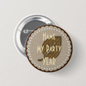 Abzeichen für niedliches benutzerdefiniertes Party Button (Vorne & Hinten)