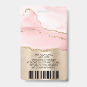 Abzeichen für öffentliche Notare Signierung von Fo Ausweis (Back)