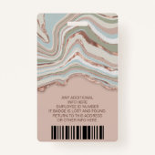 Abzeichen für öffentliche Notare Signierung von Fo Ausweis (Rückseite)