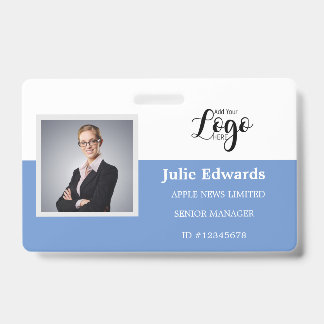 Abzeichen für personalisierte Foto-ID und Logos Ausweis