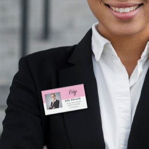Abzeichen für personalisierte Foto-ID und Logos Namenschild