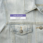 Abzeichen für personalisierte Foto-ID und Logos Namensschild (Beispiel)