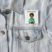 Abzeichen für personalisierte Krankenschwester Button (Beispiel)