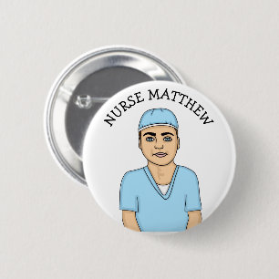 Abzeichen für personalisierte Krankenschwester Button