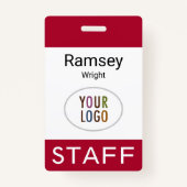 Abzeichen für Personalnamen mit dem Lanyard Custom Ausweis (Vorderseite)