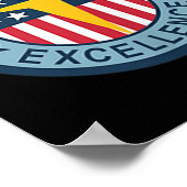 Abzeichen für physische Fitness - US-Armee Poster (Ecke)