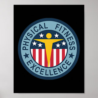 Abzeichen für physische Fitness - US-Armee Poster