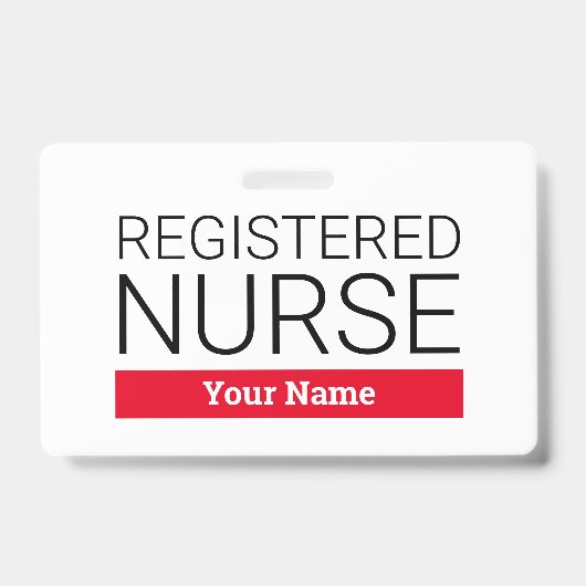 Abzeichen für registrierte Krankenschwester mit Cl Ausweis (Vorderseite)