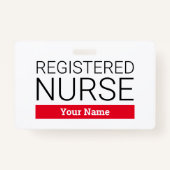 Abzeichen für registrierte Krankenschwester mit Cl Ausweis (Vorderseite)