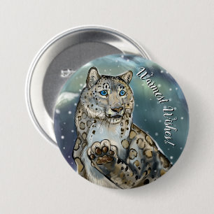 Abzeichen für Schneeleopard/Schaltfläche Button