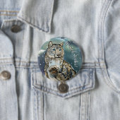 Abzeichen für Schneeleopard/Schaltfläche Button (Beispiel)
