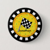 Abzeichen für Schwarz-weiße Markierungsfelder Button (Vorderseite)